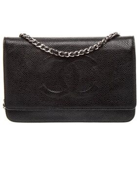 CHANEL Wallet-on-Chain with Silver Chain